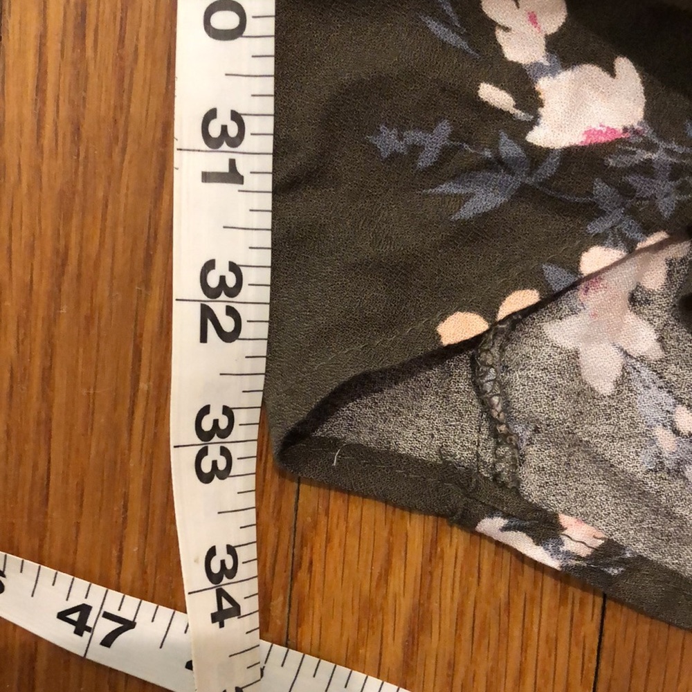 BOGO Rue21 Olive Green Floral Kimono - Picture 3 of 6